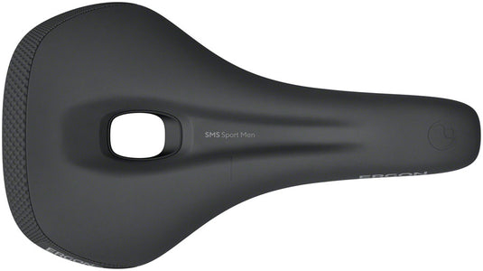 Ergon SMS Sport Saddle - TiNox XP, Black, Men's, Small/Medium