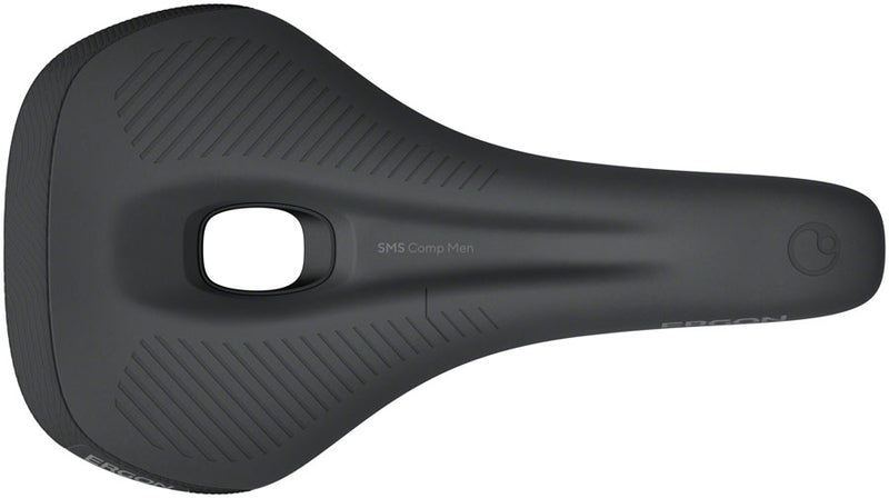 Load image into Gallery viewer, Ergon SMS Comp Saddle - TiNox SL, Black, Men&#39;s, Small/Medium
