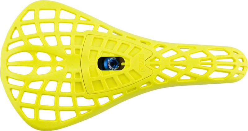 Load image into Gallery viewer, Tioga D-Spyder S-Spec BMX Seat - Neon Yellow 145mm Width Lightweight Pivotal
