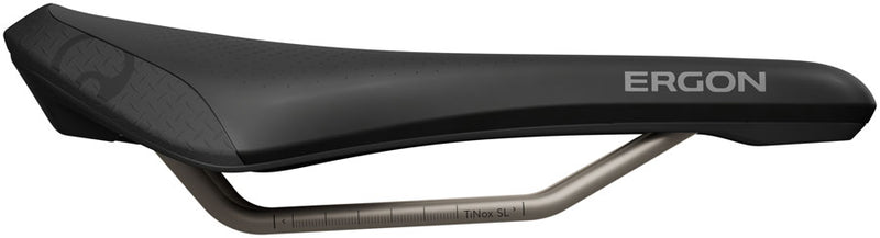 Load image into Gallery viewer, Ergon SMS Sport Gel Saddle - TiNox SL, Black, Men's, Medium/Large
