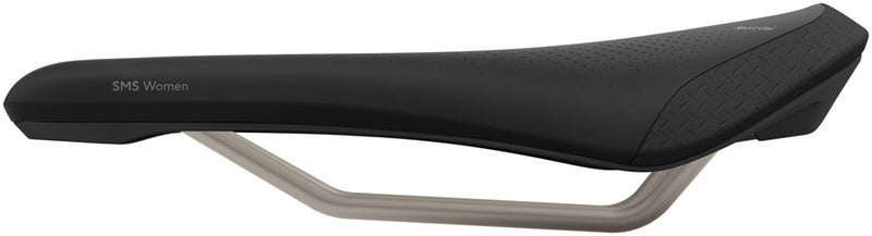 Load image into Gallery viewer, Ergon SMS Sport Gel Saddle - TiNox SL, Black, Men's, Small/Medium
