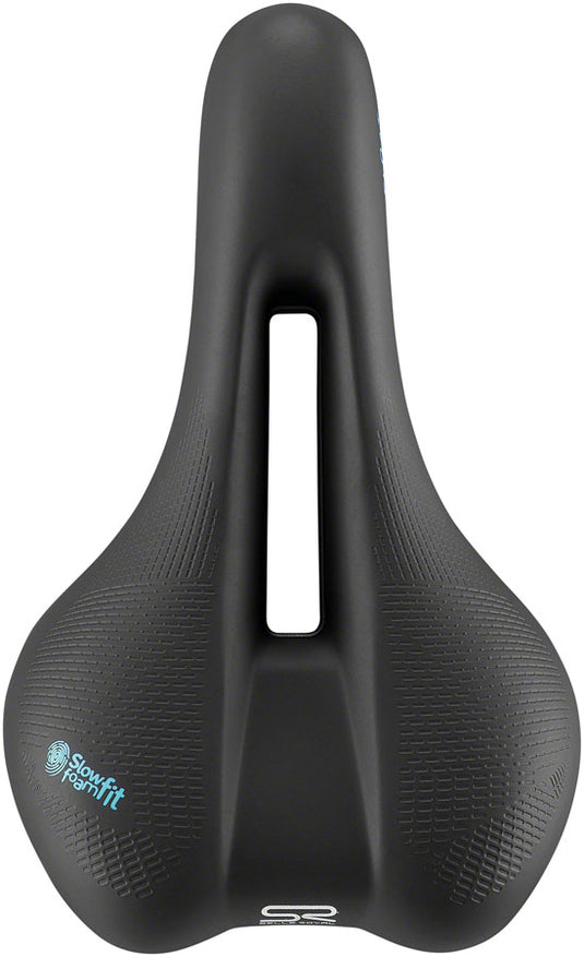 Selle Royal Float Saddle - Steel, Black, Athletic