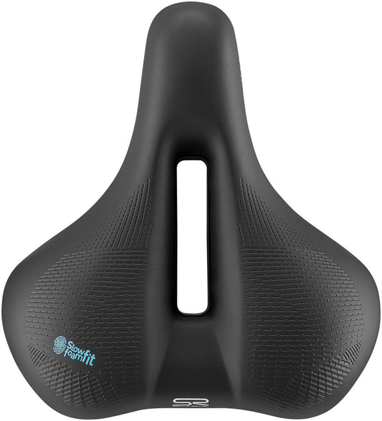 Selle Royal Float Saddle - Steel, Black, Relaxed