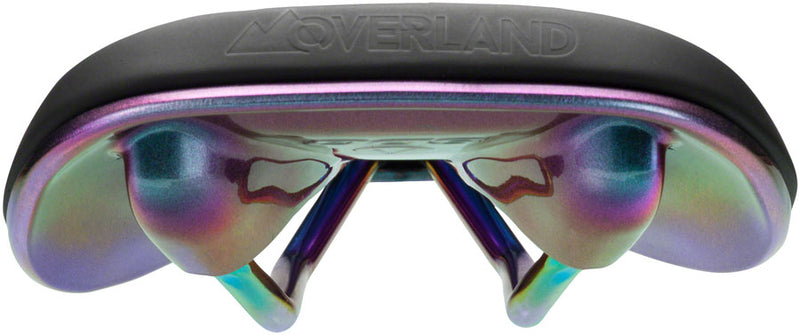 Load image into Gallery viewer, SDG Bel-Air V3 Overland Saddle - PVD Coated Lux-Alloy, Black/Oil-Slick, Limited Edition Fuel
