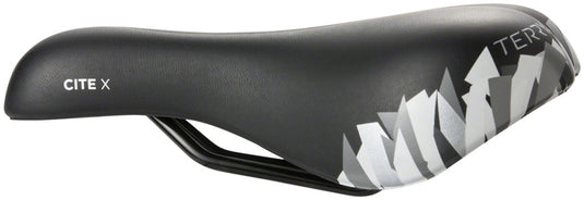 Terry Cite X Saddle - Black 175mm Width Synthetic Vinyl Cover Womens