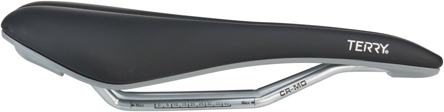 Terry Raven Saddle - Black 150mm Width Dura-tek Cover Chromoly Rails