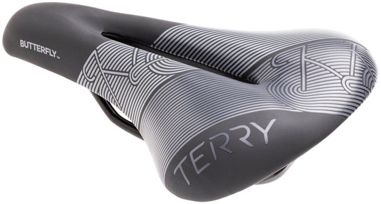 Terry Butterfly LTD Saddle - Black 155mm Width Manganese Rails Dura-tek