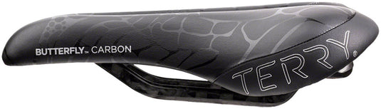 Terry Butterfly Carbon Saddle - Black 155mm Width Carbon Rails Womens
