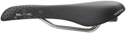 Terry Fly Ti Gel Saddle - Titanium, Black/Gray, Men's