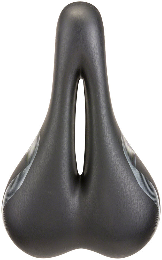 Load image into Gallery viewer, Terry Cite Y Gel Saddle - Black 173mm Width Chromoly Rails Synthetic

