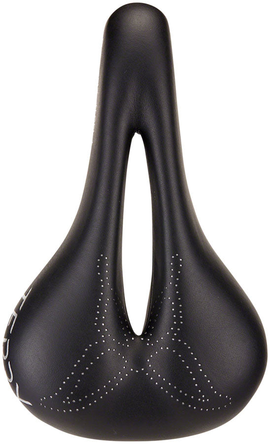Load image into Gallery viewer, Terry Butterfly Ti Gel+ Saddle - Black 155mm Width Chromoly Rails Womens
