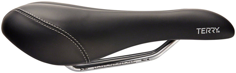 Load image into Gallery viewer, Terry Liberator X Saddle - Black 163mm Width Steel Rails Women Synthetic
