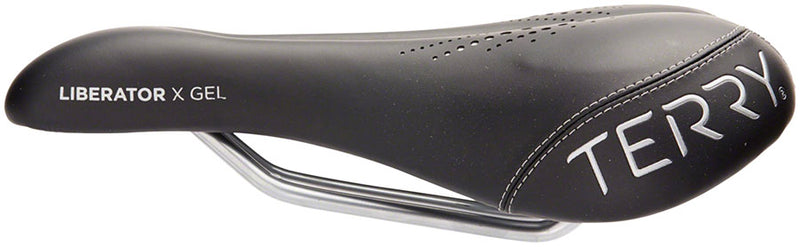 Load image into Gallery viewer, Terry Liberator X Gel Saddle - Black 163mm Width Steel Rails Womens
