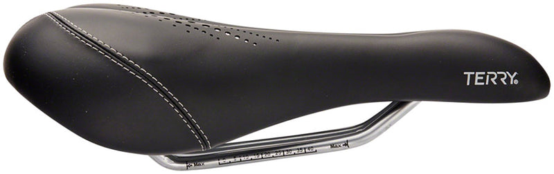 Load image into Gallery viewer, Terry Liberator X Gel Saddle - Black 163mm Width Steel Rails Womens
