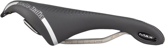 Selle Italia Max Flite Gel Superflow Saddle - Black Titanium 290mm Length, 146mm Width