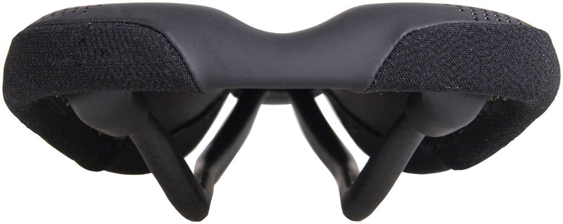 Load image into Gallery viewer, WTB Silverado Saddle - Black 280mm Width Carbon Rails Microfiber Cover
