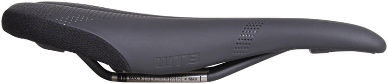 Load image into Gallery viewer, WTB Silverado Saddle - Black 280mm Width Titanium Rails Microfiber Cover
