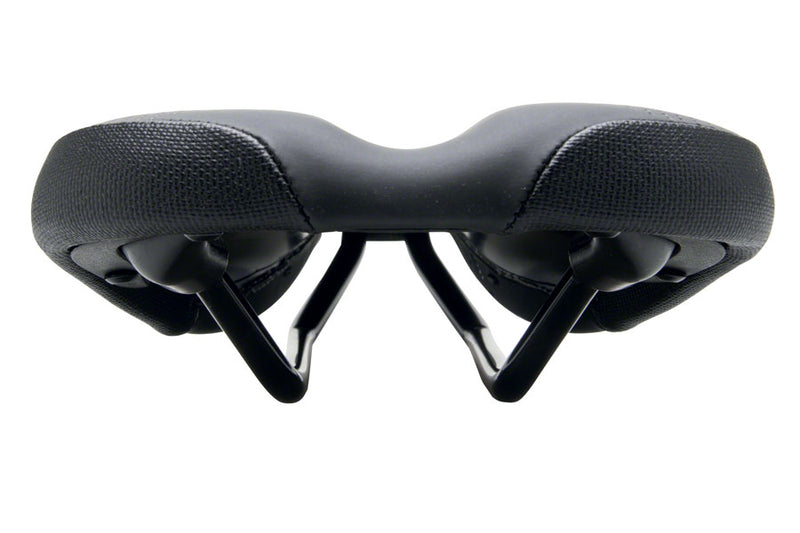 Load image into Gallery viewer, WTB Silverado Saddle - Black 280mm Width Chromoly Rails Microfiber Cover
