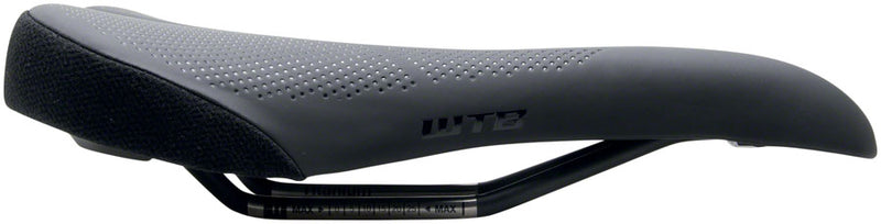 Load image into Gallery viewer, WTB Rocket Saddle - Black 130mm Width Titanium Rails Microfiber Cover
