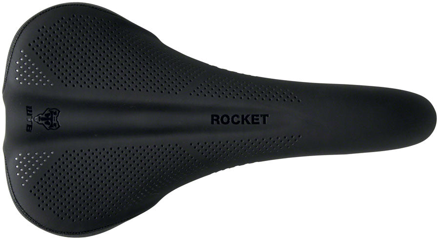 WTB Rocket Saddle - Black 2665mm Width Steel Rails Microfiber Cover