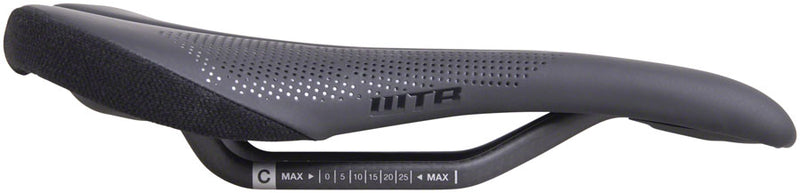 Load image into Gallery viewer, WTB SL8 Saddle - Black 127mm Width Carbon Rails Lightweight Padding
