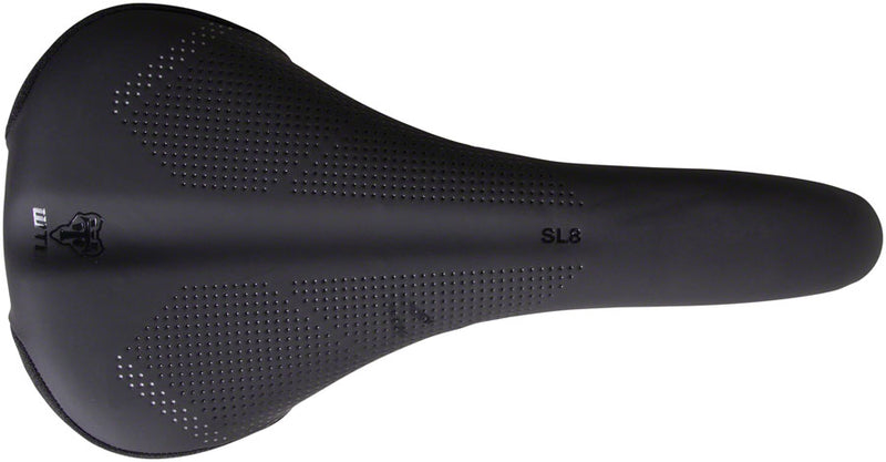 Load image into Gallery viewer, WTB SL8 Saddle - Black 265mm Width Titanium Rails Lightweight Padding
