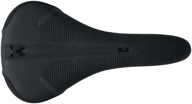 Load image into Gallery viewer, WTB SL8 Saddle - Black 265mm Width Chromoly Rails Lightweight Padding
