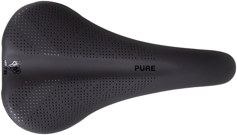 Load image into Gallery viewer, WTB Pure Saddle - Black 275 Width Steel Rails Lightweight Padding
