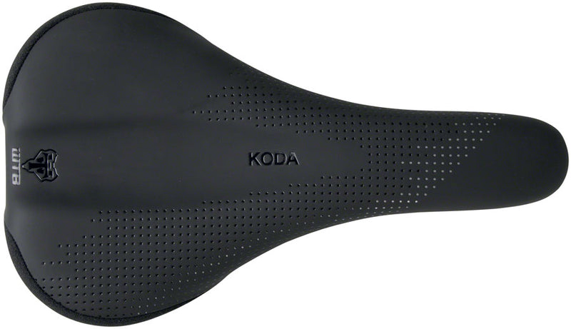 Load image into Gallery viewer, WTB Koda Saddle - Black 145mm Width Titanium Rails Lightweight Padding
