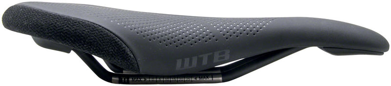 Load image into Gallery viewer, WTB Deva Saddle - Black 260mm Width Titanium Rails Lightweight Padding
