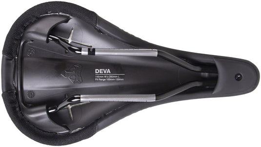 WTB Deva Saddle - Black 145mm Width Chromoly Rails Lightweight Padding