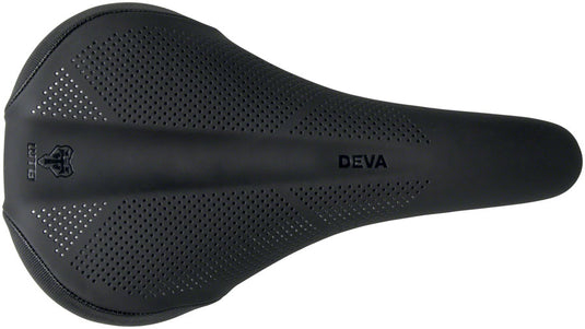 WTB Deva Saddle - Black 260mm Width Steel Rails Lightweight Padding