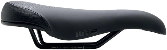WTB Comfort Saddle - Black 255mm Width Steel Rails Lightweight Padding