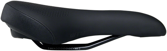 WTB Comfort Saddle - Black 270mm Width Steel Rails Lightweight Padding