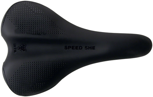 WTB Speed She Saddle - - Black 150mm Width Steel Rails Lightweight Padding