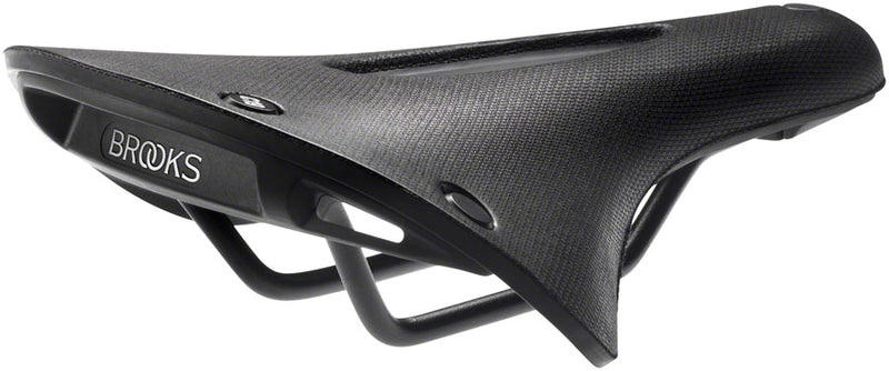 Load image into Gallery viewer, Brooks C19 Carved All Weather Saddle - Black 184mm Width Steel Rails
