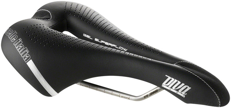 Load image into Gallery viewer, Selle-Italia-Diva-Gel-Superflow-Saddle-Seat-Road-Cycling-Mountain-Racing-SA5330-Bicycle-Saddles
