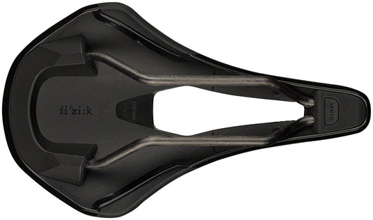 Fizik Vento Argo R1 Saddle - Black 150mm Width Carbon Rails Nylon Coating