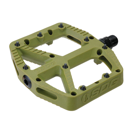 SDG Comp Pedals, Olive Green