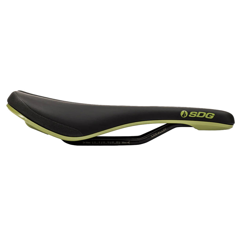 Load image into Gallery viewer, SDG Bel-Air V3 Saddle, Lux Rails, Matte Black/Olive Green
