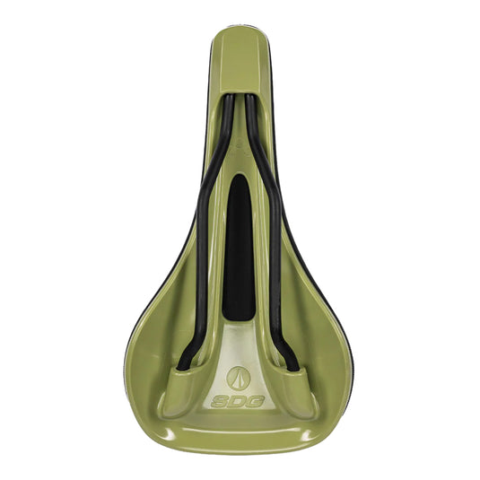 SDG Bel-Air V3 Saddle, Lux Rails, Matte Black/Olive Green