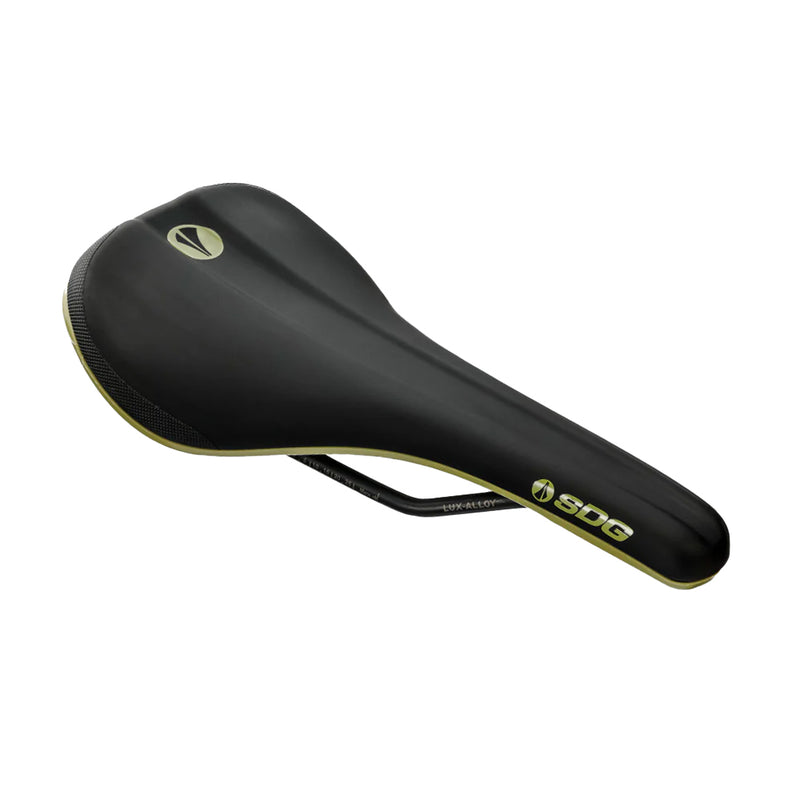 Load image into Gallery viewer, SDG Bel-Air V3 Saddle, Lux Rails, Matte Black/Olive Green

