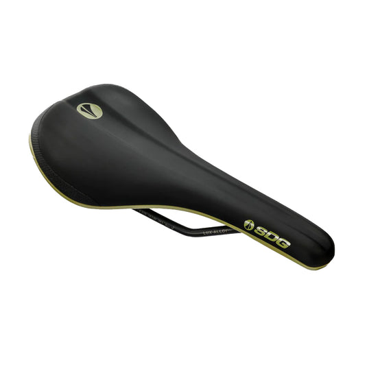 SDG Bel-Air V3 Saddle, Lux Rails, Matte Black/Olive Green