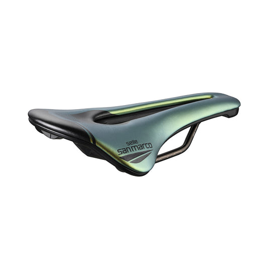 Selle-San-Marco-Shortfit-2.0-Racing-Iridescent-Gold-Seat-Road-Bike-SDLE3419-Bicycle-Saddles