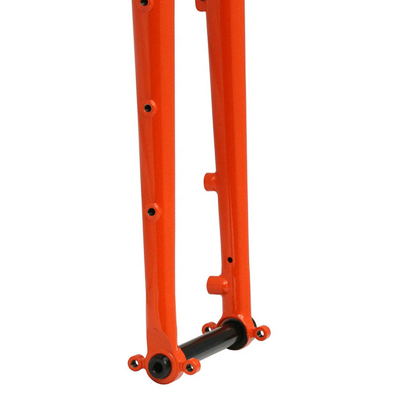 Load image into Gallery viewer, Soma Wolverine Unicrown TA CX Fork, 700c 1-1/8" Pumpkin Ora
