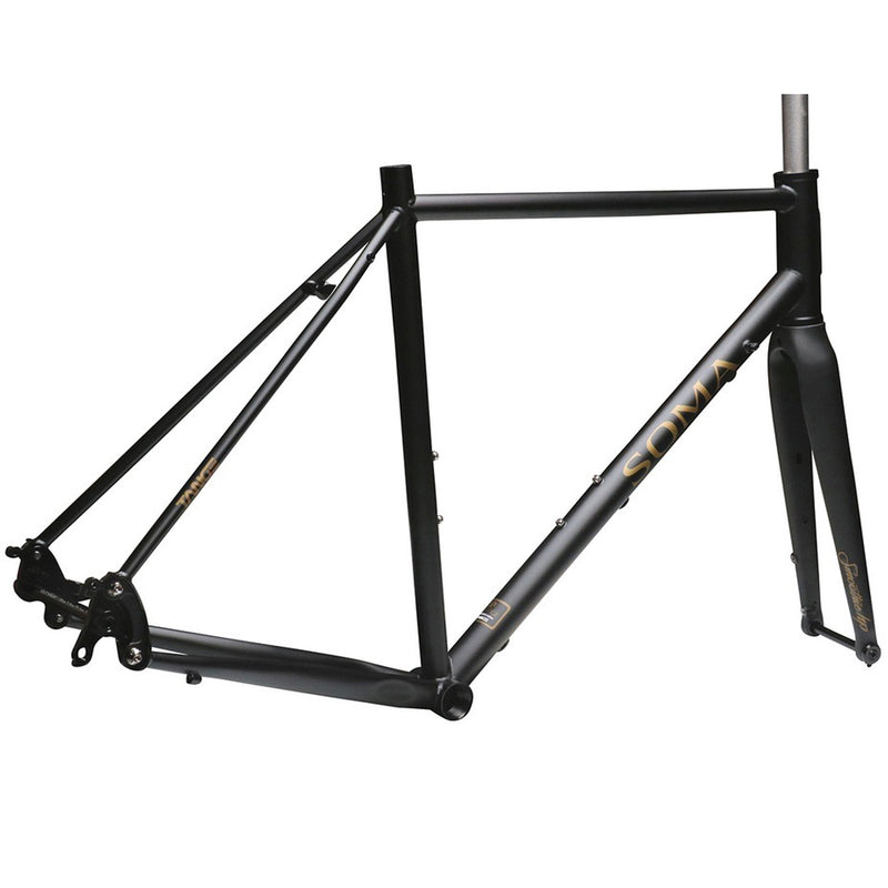 Load image into Gallery viewer, Soma Smoothie HP Road Frameset , 56cm - Matte Black
