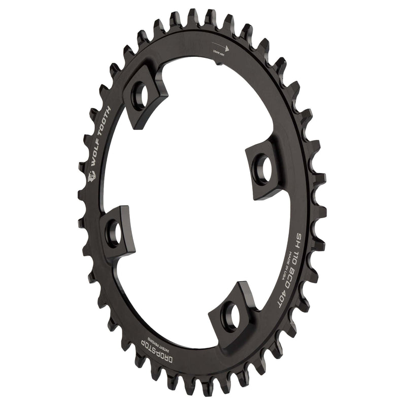 Load image into Gallery viewer, Wolf Tooth Elliptical Shimano Chainring 42t 110 BCD Asymmetric 4-Bolt Aluminum
