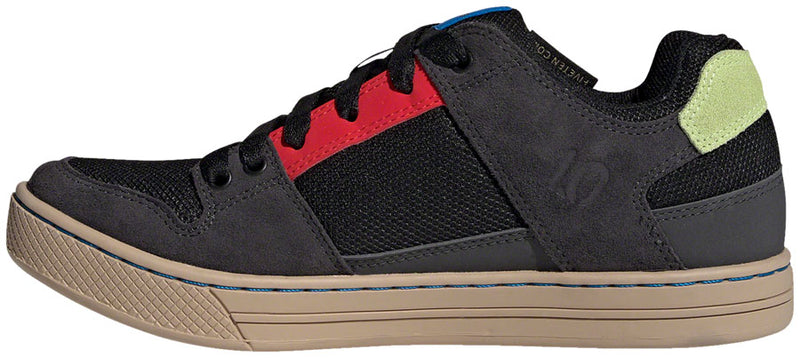 Load image into Gallery viewer, Five Ten Freerider Flat Shoes - Men's, Core Black/Carbon/Pulse Lime, 12
