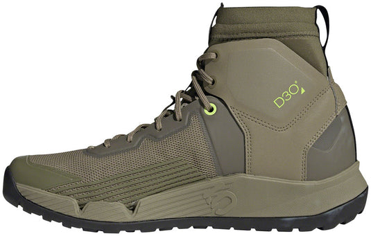 Five Ten Trailcross Mid Pro Flat Shoes - Men's, Orbit Green/Core Black/Pulse Lime, 9