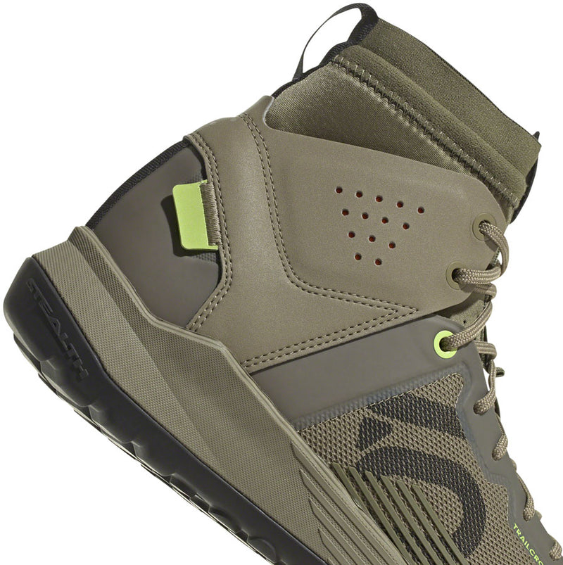 Load image into Gallery viewer, Five Ten Trailcross Mid Pro Flat Shoes - Men's, Orbit Green/Core Black/Pulse Lime, 12
